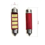 Einparts LED sofitne žarnice C10W 39 mm CANbus 6000 K 16x SMD 4014, par