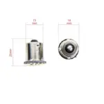 Einparts LED žarnice P21W 6000 K 18x SMD 4014, par