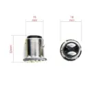 Einparts LED žarnice P21/5W CANbus 6000 K 18x SMD 4014, par