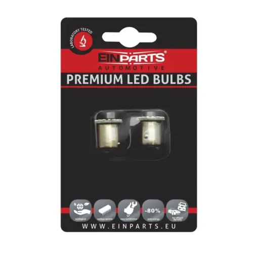 Einparts LED žarnice P21/5W CANbus 6000 K 18x SMD 4014, par