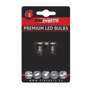 Einparts LED žarnice W5W CANbus 6000 K 6x SMD 3014, par
