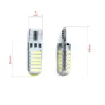 Einparts LED žarnice W5W CANbus 6000 K 12x SMD 7020, par