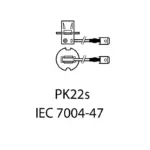 Einparts LED žarnice H3 6000 K 9x SMD 5630, par