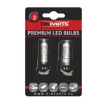 Einparts LED žarnice PW24W 6000 K 10× SMD 2323, par