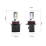 Einparts LED žarnice P13W 6000 K 8× SMD 5630, par