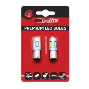 Einparts LED žarnice P21W CANbus 6000 K 15× SMD 3030, par