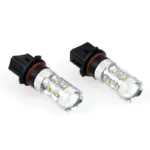 Einparts LED žarnice P13W CANbus 6000 K 10× CREE XB-D, par