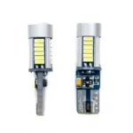 Einparts LED žarnice W5W CANbus 6000 K 27× SMD 4014, par