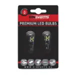 Einparts LED žarnice W5W 12/24 V CANbus 6000 K 24× SMD 4014, par