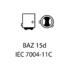 Einparts LED žarnice P21/4W CANbus 6000 K 30× SMD 3020, par