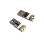 Einparts LED žarnice W5W 12/24 V CANbus 6000 K 15× SMD 4014, par