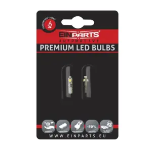 Einparts LED žarnice T5 6000 K 3× SMD 3528, par