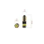 Einparts LED žarnice T4W CANbus 6000 K 15× SMD 4014, par