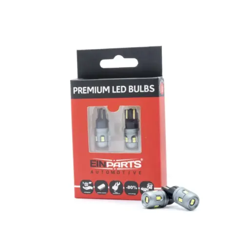 Einparts LED žarnice W5W CANbus 6000 K 12× SMD 2016, par