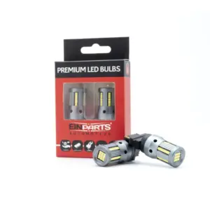 Einparts LED žarnice P27W CANbus 6000 K 66× SMD 2016, par