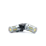 Einparts LED žarnice P27W CANbus oranžna 1800 K 66× SMD 2016, par