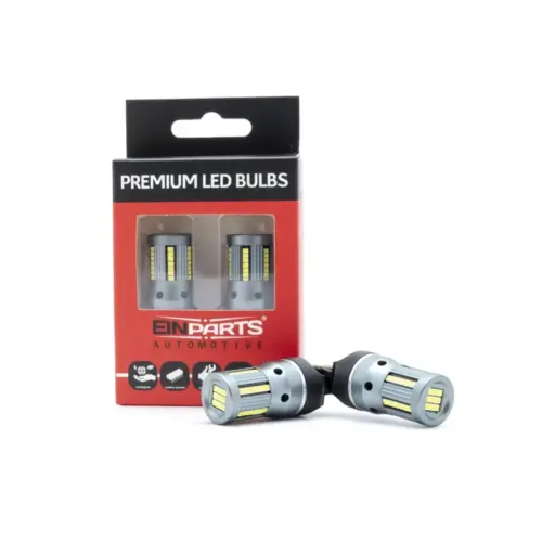 Einparts LED žarnice W21W CANbus 6000 K 66× SMD 2016, par