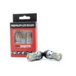 Einparts LED žarnice W21W CANbus oranžna 1800 K 66× SMD 2016, par