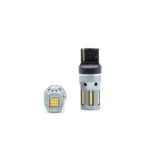 Einparts LED žarnice W21W CANbus oranžna 1800 K 66× SMD 2016, par