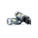 Einparts LED žarnice P27W 9–16 V CANbus oranžna 1800 K 24× SMD 3030, par