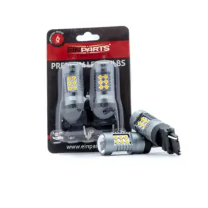 Einparts LED žarnice P27W 9–16 V CANbus oranžna 1800 K 24× SMD 3030, par