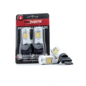 Einparts LED žarnice P27W 9–16 V CANbus bela/oranžna 6000 K/1800 K 28× SMD 3030, par