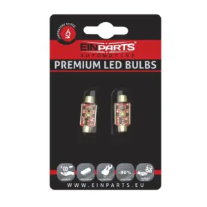 Einparts LED sofitne žarnice C5W CANbus 6000 K 1× CREE XB-D, par