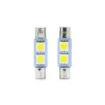 Einparts LED sofitne žarnice C3W CANbus 6000 K 2× SMD 4014, par