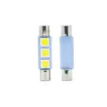 Einparts LED sofitne žarnice C3W CANbus 6000 K 2× SMD 4014, par