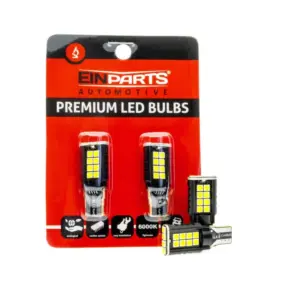 Einparts LED žarnice W16W CANbus 6000 K 20× SMD 3030, par