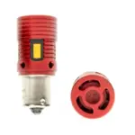 Einparts LED žarnice PY21W CANbus oranžna 1700–1800 K 4× SMD 3670, par