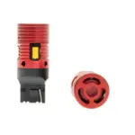 Einparts LED žarnice W21W CANbus oranžna 1700–1800 K 4× SMD 3570, par