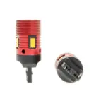 Einparts LED žarnice W21W CANbus oranžna 1700–1800 K 4× SMD 3570, par