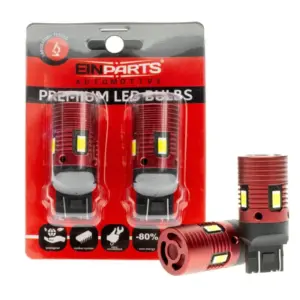 Einparts LED žarnice W21/5W CANbus 6000 K 4× SMD 3570, par