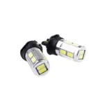 Einparts LED žarnice PW24W 6000 K 10× CREE XT-E, par