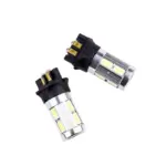 Einparts LED žarnice PW24W 6000 K 10× CREE XT-E, par