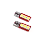 Einparts LED žarnice W5W CANbus 6000 K 3× SMD 5050, par
