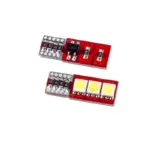 Einparts LED žarnice W5W CANbus 6000 K 3× SMD 5050, par