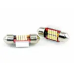 Einparts LED sofitne žarnice C5W 12/24 V CANbus 6000 K 10× SMD 4014, par