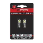 Einparts LED žarnice W5W CANbus toplo bela 3000 K 24× SMD 4014, par