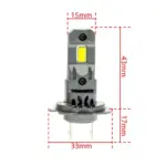 Einparts LED žarnice H7 Extremo 12 V 6000 K 3800 lm CANbus, par