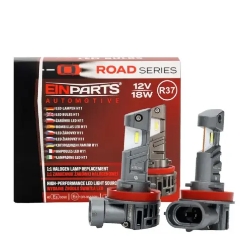 Einparts LED žarnica H11 ECE R37 12 V 18 W 6500 K Road Series