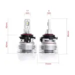 Einparts LED žarnice H7 6000 K 12 V CANbus, par