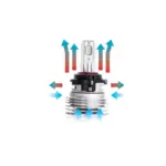 Einparts LED žarnice H7 6000 K 12 V CANbus, par