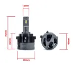 Einparts LED žarnice H7 6000 K 12 V CANbus, par
