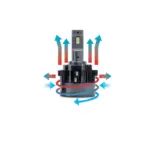 Einparts LED žarnice H7 6000 K 12 V CANbus, par