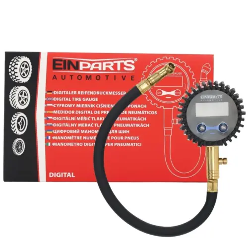 Einparts digitalni merilnik tlaka v pnevmatikah 3–200 PSI s cevjo, 1 kos