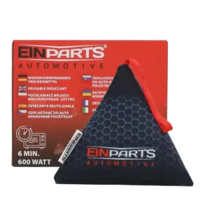 Einparts razvlaževalec v obliki piramide 350 g, večkratne uporabe, z obešalom, 1 kos
