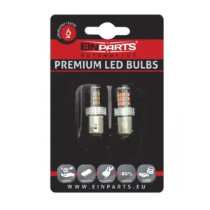 Einparts LED žarnice CANbus rdeča 30× SMD 3020, par