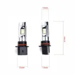 Einparts LED žarnice 6000 K 27× SMD 3030, par